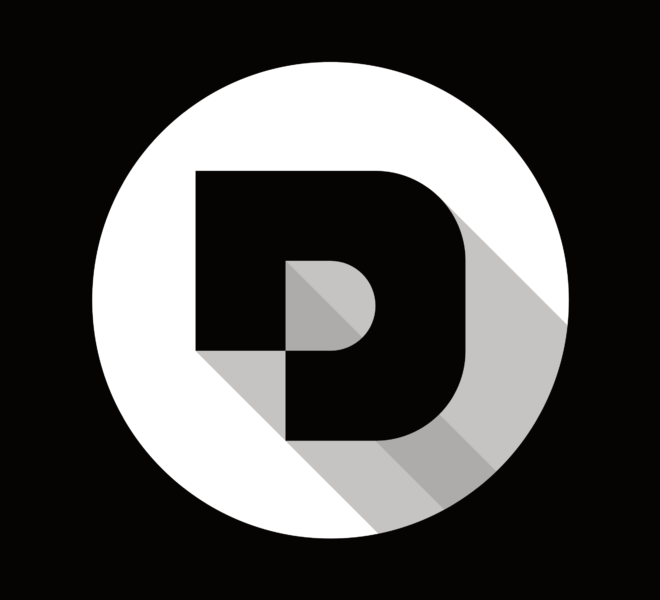 Desuals' logo, black or dark background